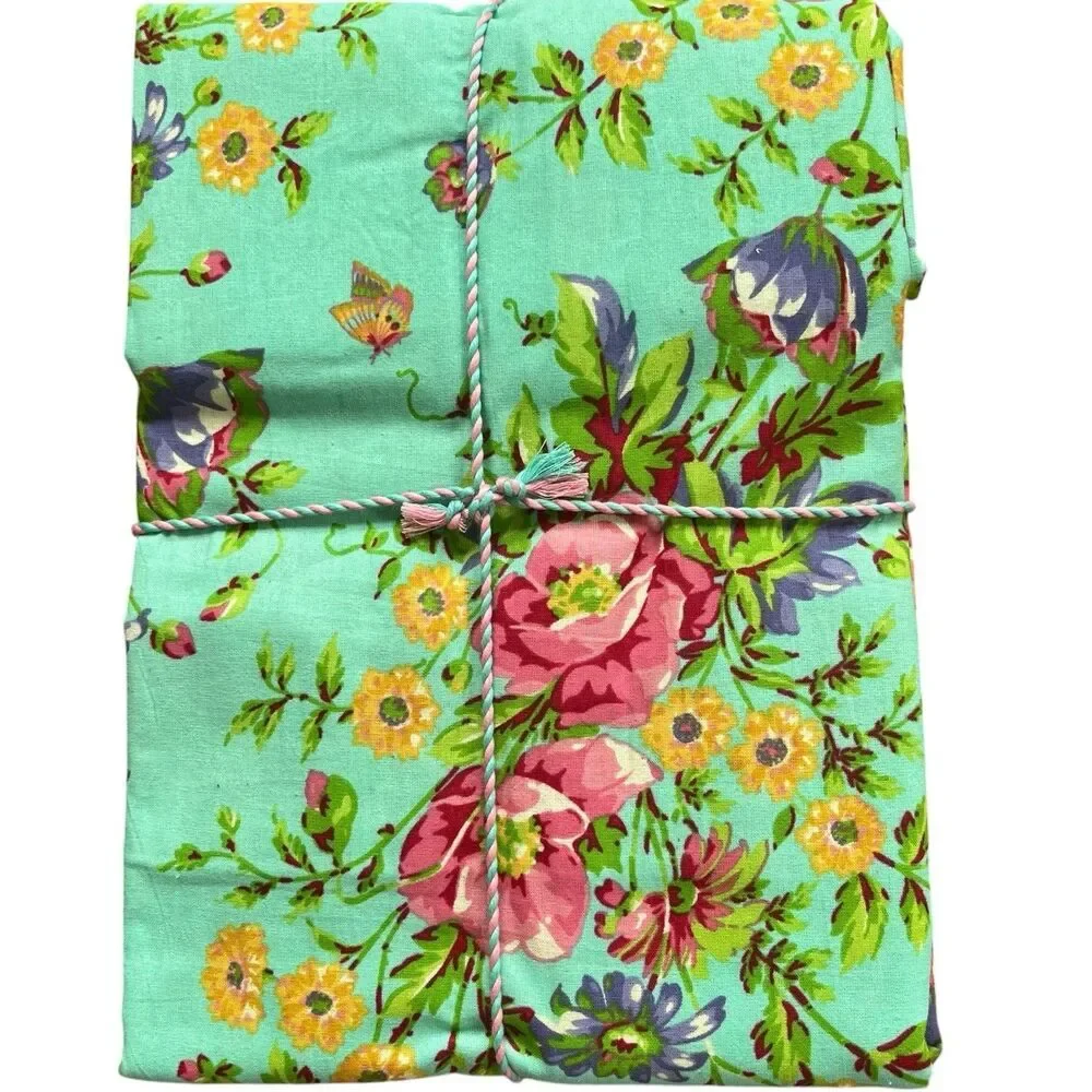 April Cornell Pennys Patio Floral Tablecloth 70
